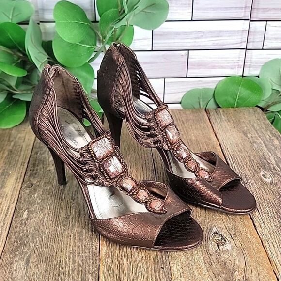 Style and Co stiletto glamour heels Size 5.5 - Picture 1 of 10